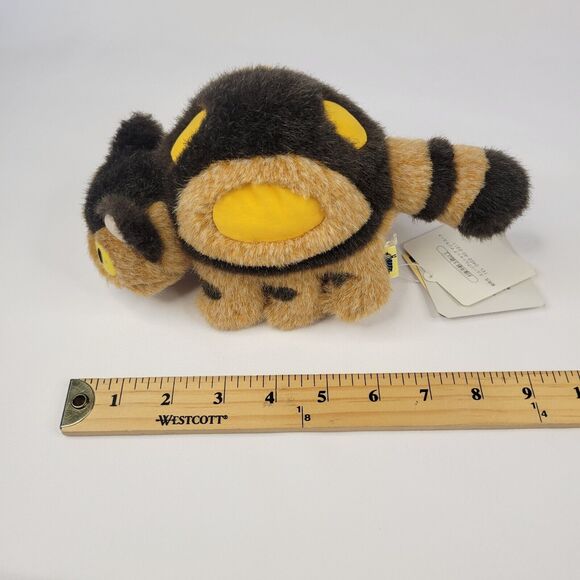 2001 Japan Ghibli Museum My Neighbor Totoro Cat Bus Plush 9" Pink Plastic Nose - Picture 8 of 16